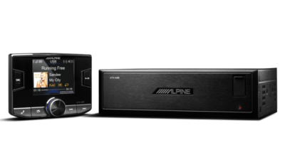 Alpine UTX-A09 Hi-Res Audio Digital Media AM/FM Receiver with Bluetooth and Dual USB