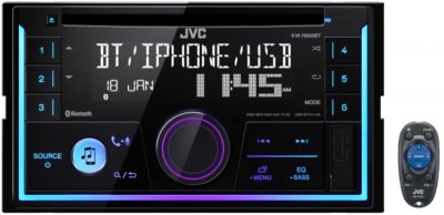 JVC KW-R930BT CD Head Unit Built-in Bluetooth and Front USB/AUX Input