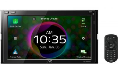 JVC KW-M960BW Android Auto Wireless Apple CarPlay Multimedia Head Unit
