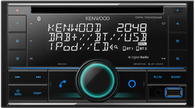 Kenwood DPX7200DAB Double Din CD Receiver