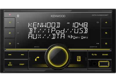 Kenwood DPX-M3200BT Dual-DIN USB/Digital Media Receiver Spotify Ready
