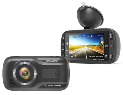 kenwood DRV-A301W Front & Rear Camera