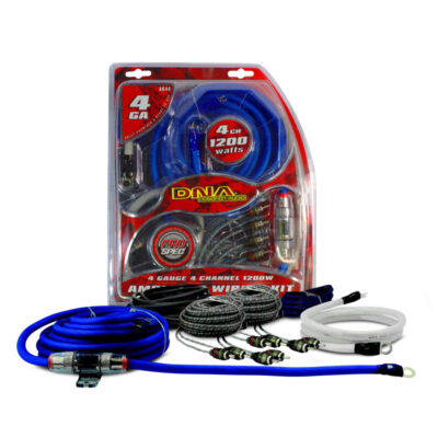 DNA AK44 1200 Watts 4 Gauge 4-Channel Amplifier Kit