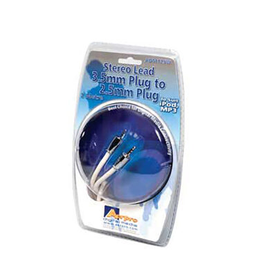 AERPRO ADM125W 2M 2.5MM TO 3.5MM STEREO LEAD