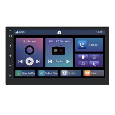 MONGOOSE Q-U720AC Wireless Apple Carplay and Android Auto HEAD UNIT DOUBLE DIN