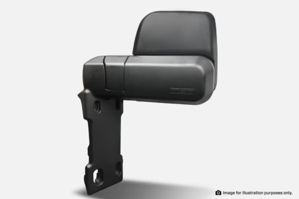 TM400 – TOYOTA LANDCRUISER 70-79 SERIES TOWING MIRRORS (BLACK, BIG BASE) 1984-CURRENT