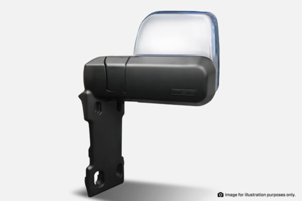 TM401 – TOYOTA LANDCRUISER 70-79 SERIES TOWING MIRRORS (CHROME, BIG BASE) 1984-CURRENT